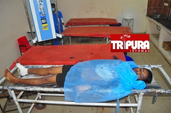 1 Dead, 4 Injured in Road Accident at Banikya Chowmuhani, Agartala 1 Dead, 4 Injured in Road Accident at Banikya Chowmuhani, Agartala